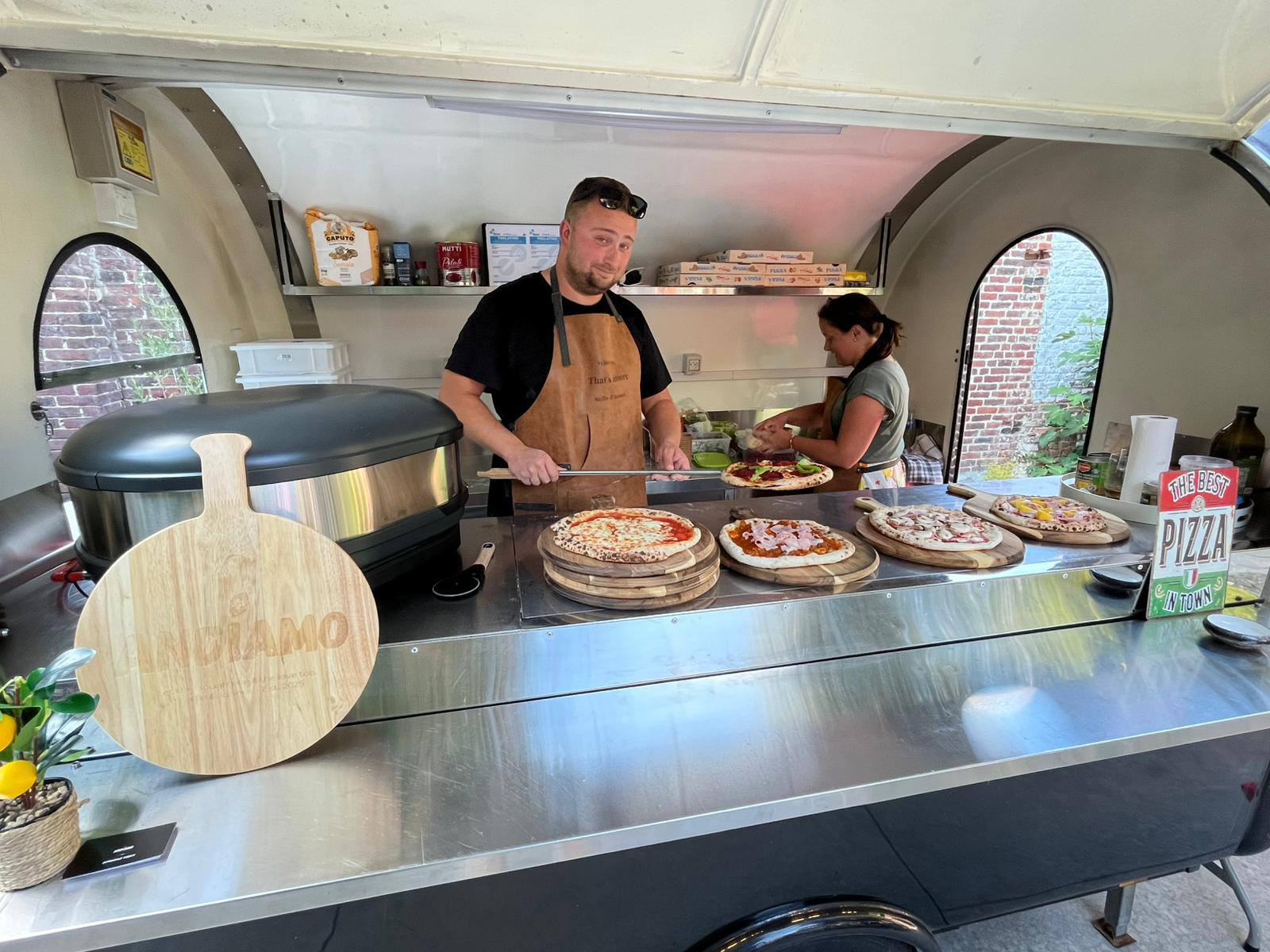 Andiamo pizza foodtruck West-Vlaanderen